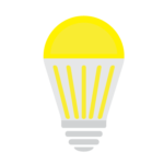 led light bulb icon