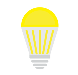 led light bulb icon